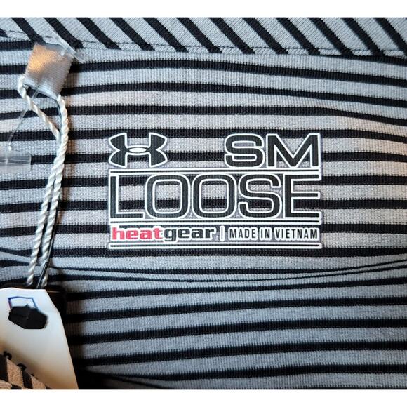 Under Armour Heat Gear Baltimore Orioles Black/Gray Polo Size Small MSRP: $69.99 - Picture 4 of 6